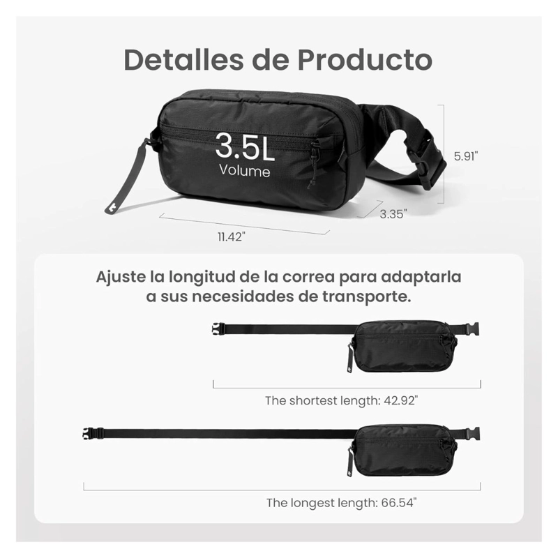 TOMTOC BANANO AVIATOR-T33 3.5L GRANDE - NEGRO - 6