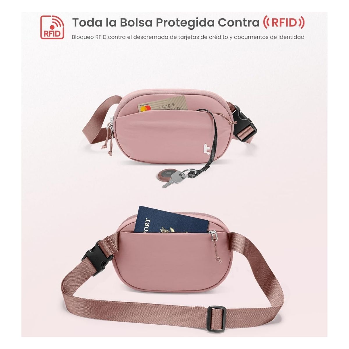 TOMTOC BANANO SLINGBEAN-T32 1.5L - ROSADO - 4
