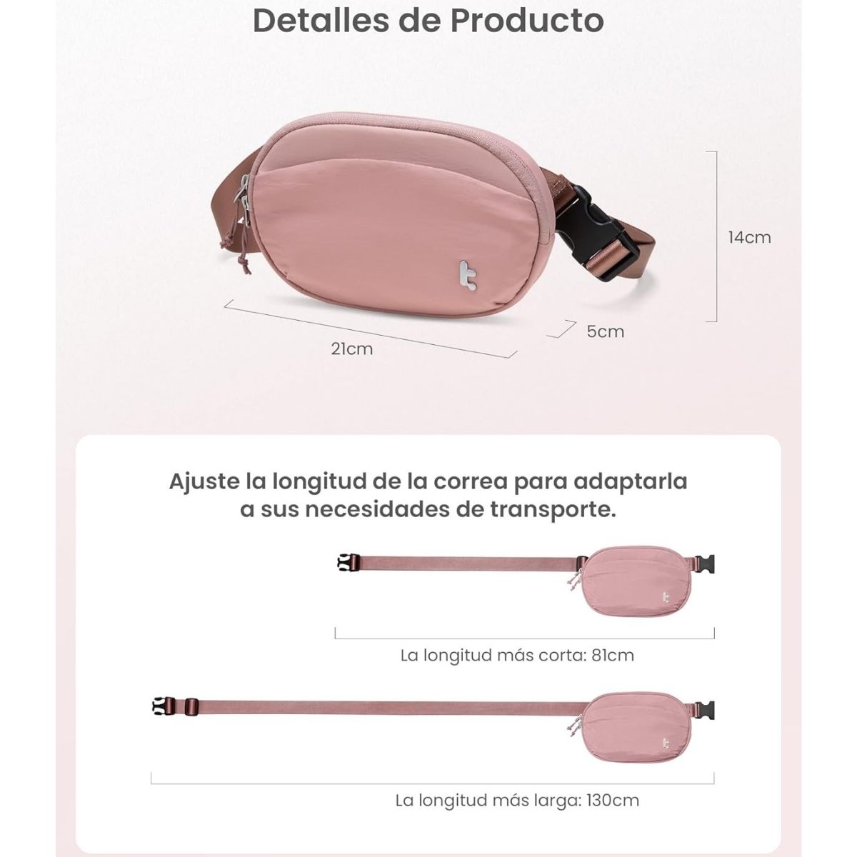 TOMTOC BANANO SLINGBEAN-T32 1.5L - ROSADO - 7