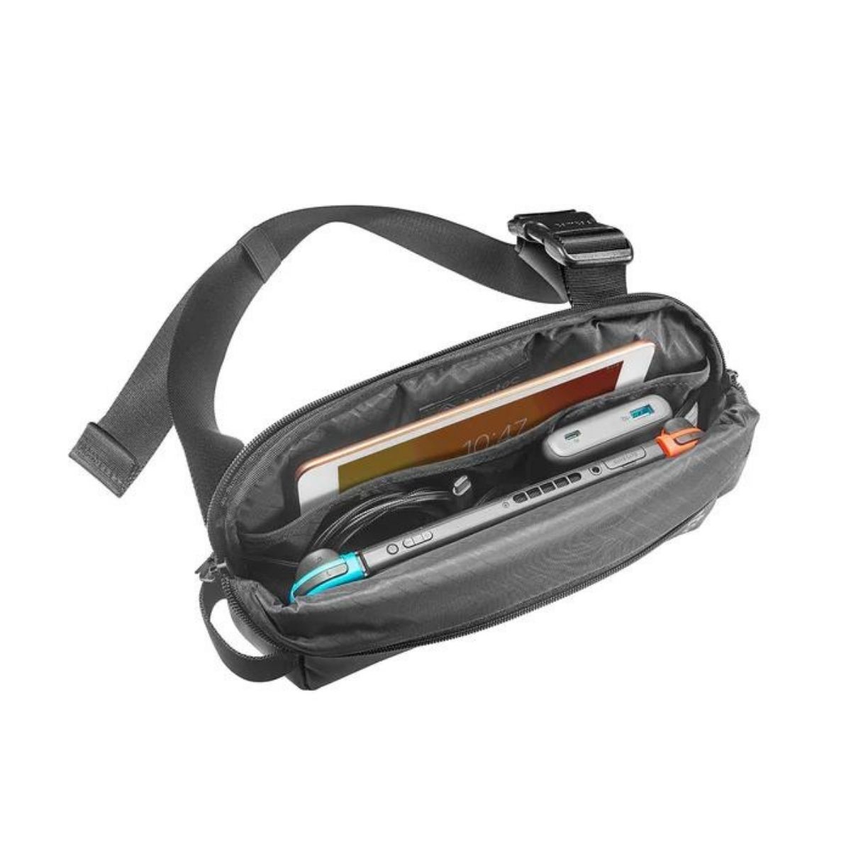 TOMTOC BOLSO SLING EXPLORER-T21 S PARA NS/ IPAD MINI - NEGRO - 3