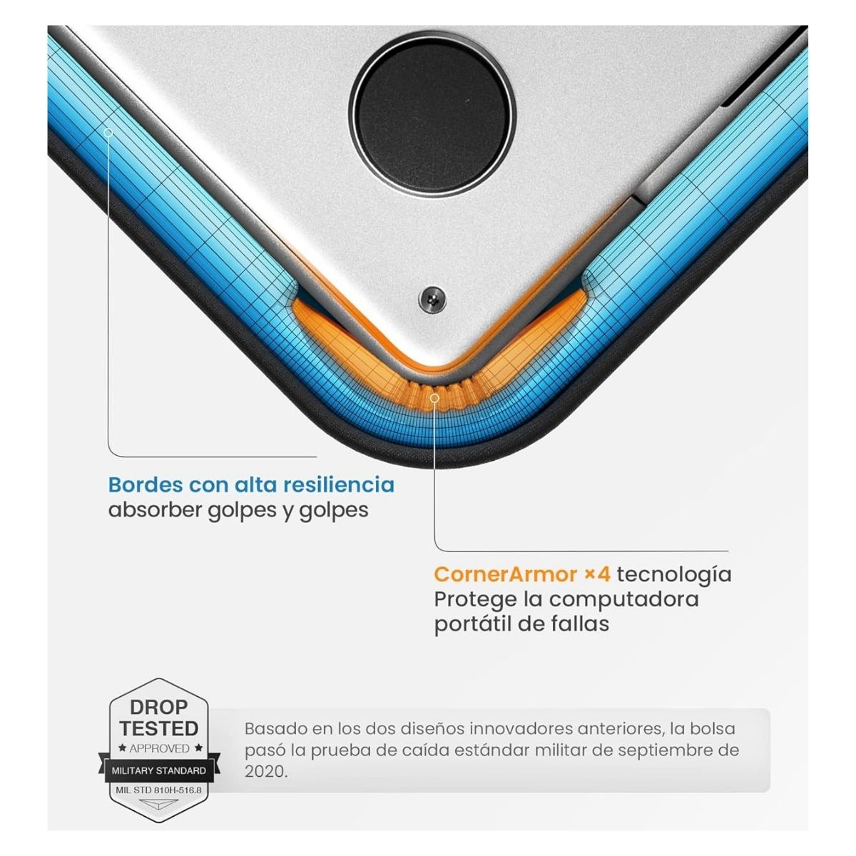 TOMTOC FUNDA DEFENDER-A13 PARA MICROSOFT SURFACE 13,5' - AZUL - 3