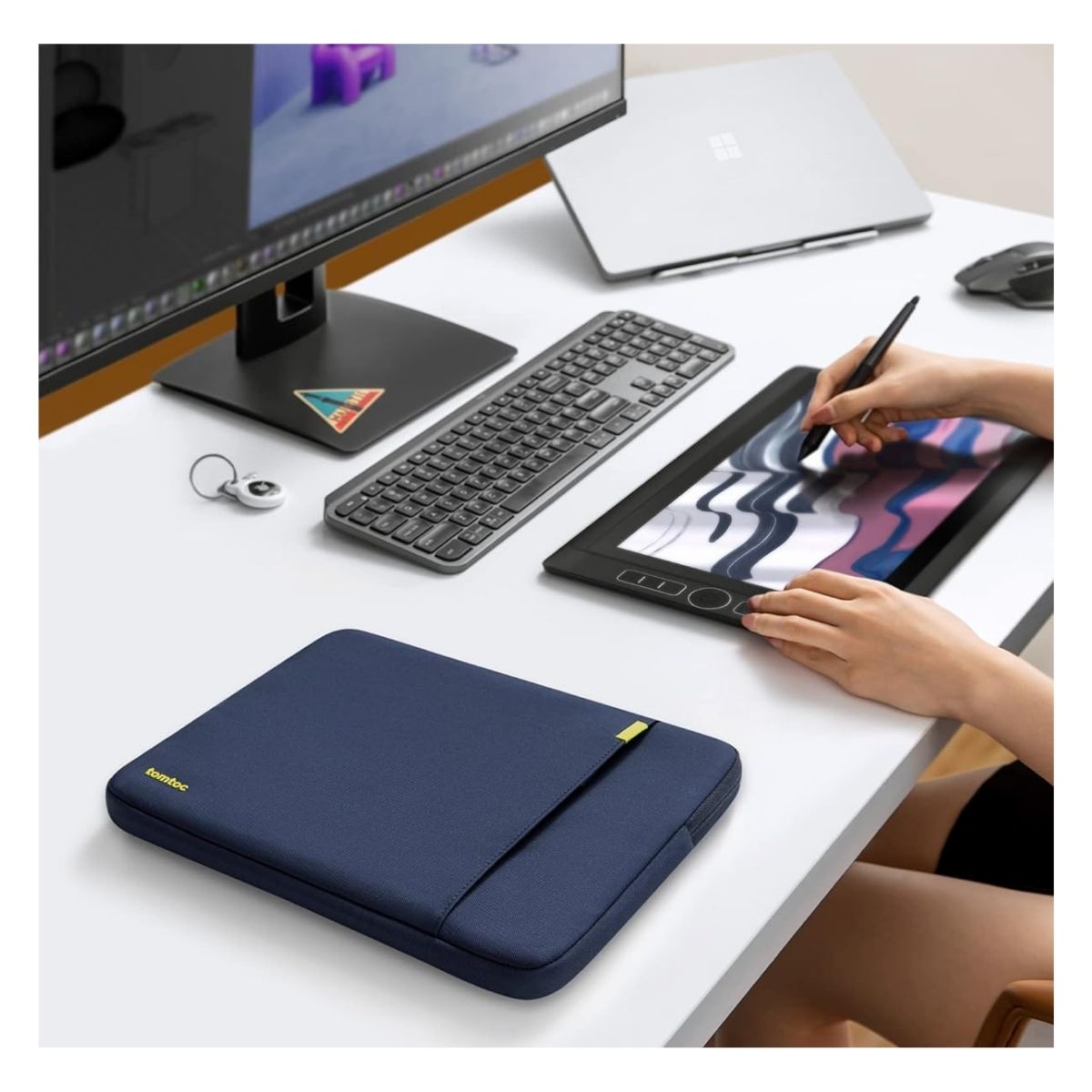 TOMTOC FUNDA DEFENDER-A13 PARA MICROSOFT SURFACE 13,5' - AZUL - 6