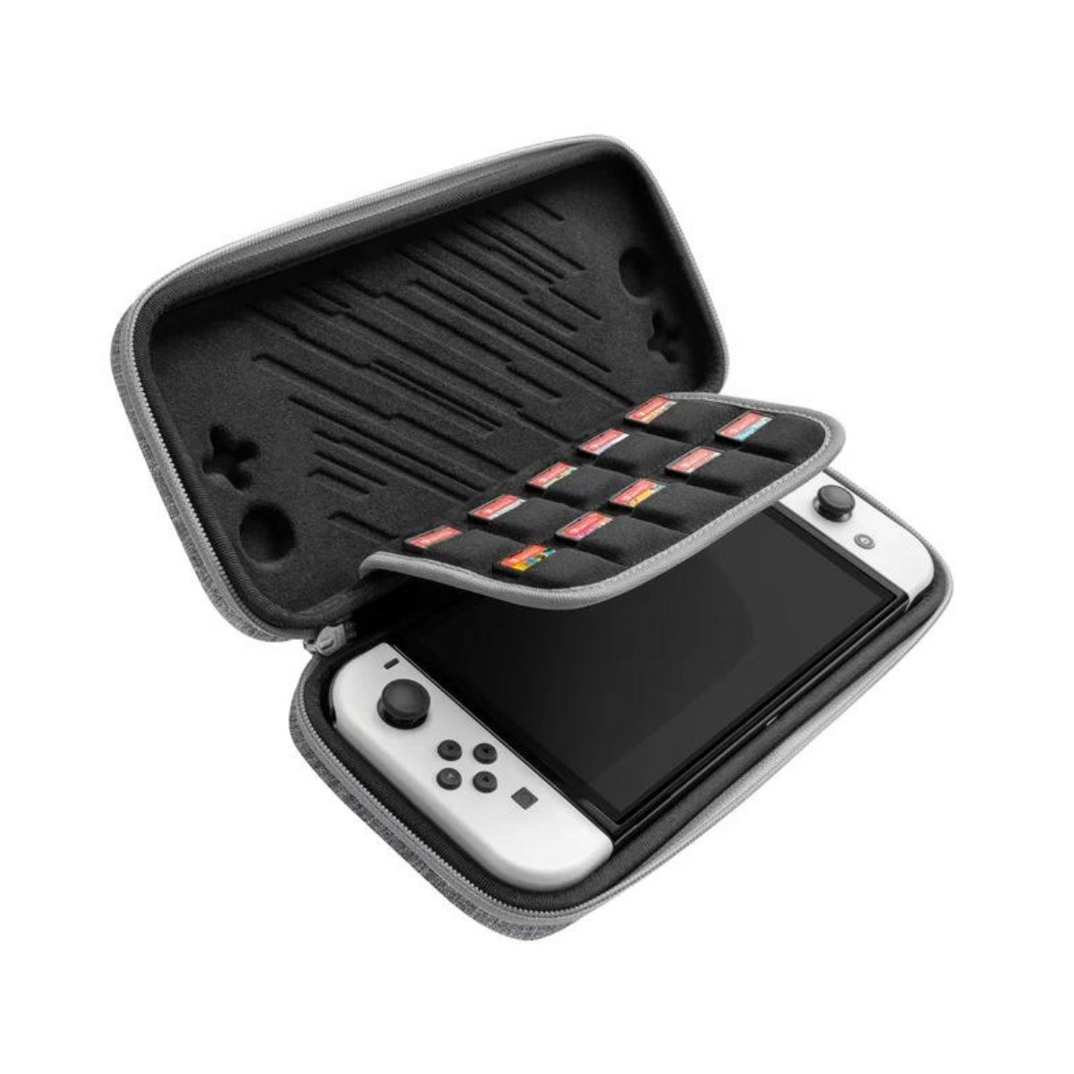 TOMTOC ESTUCHE LIGERO FANCYCASE-G05 PARA NINTENDO SWITCH OLED - GRIS - 4