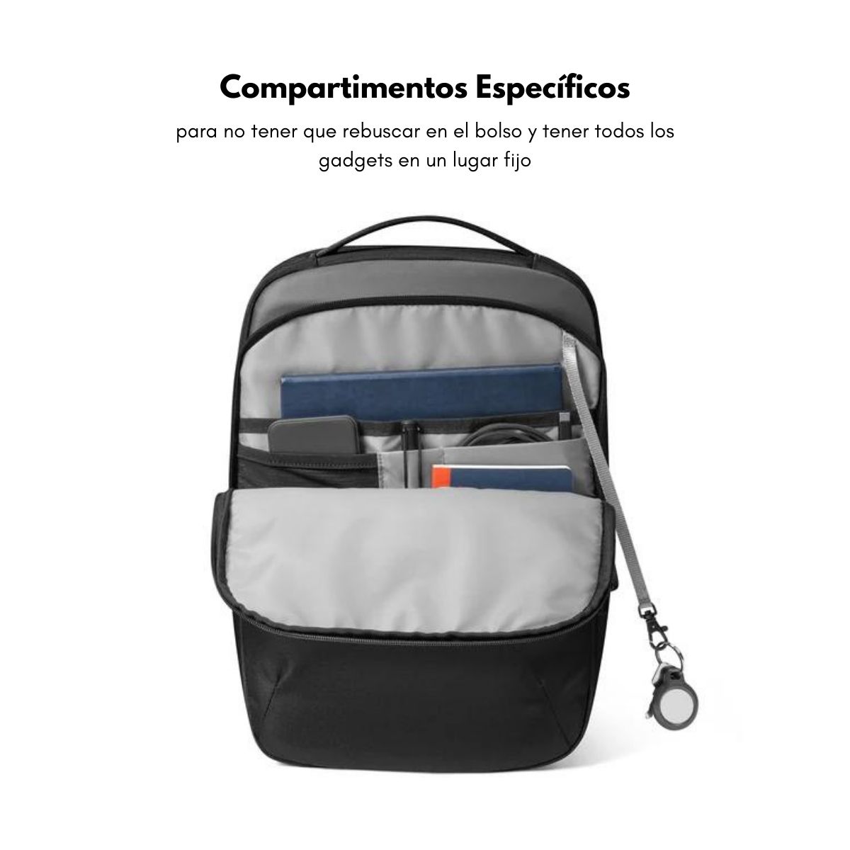 TOMTOC MOCHILA EXPLORER-T60 PARA NOTEBOOK 15.6' - NEGRO - 3