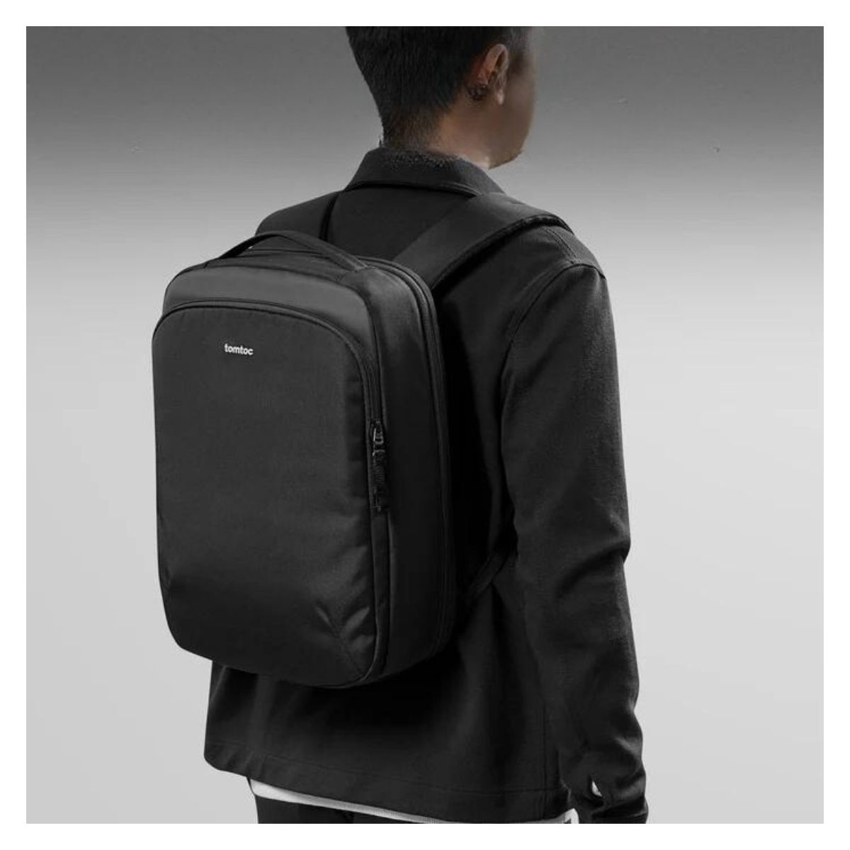 TOMTOC MOCHILA EXPLORER-T60 PARA NOTEBOOK 15.6' - NEGRO - 5