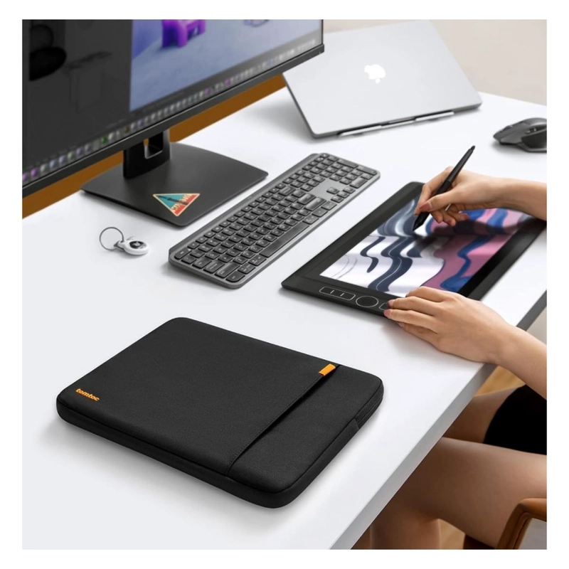 TOMTOC FUNDA DEFENDER-A13 PARA MACBOOK PRO M3/M2/M1 DE 14' - NEGRO - 5