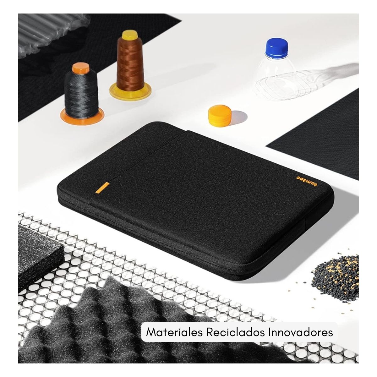 TOMTOC FUNDA DEFENDER-A13 PARA MACBOOK PRO M3/M2/M1 DE 14' - NEGRO - 7