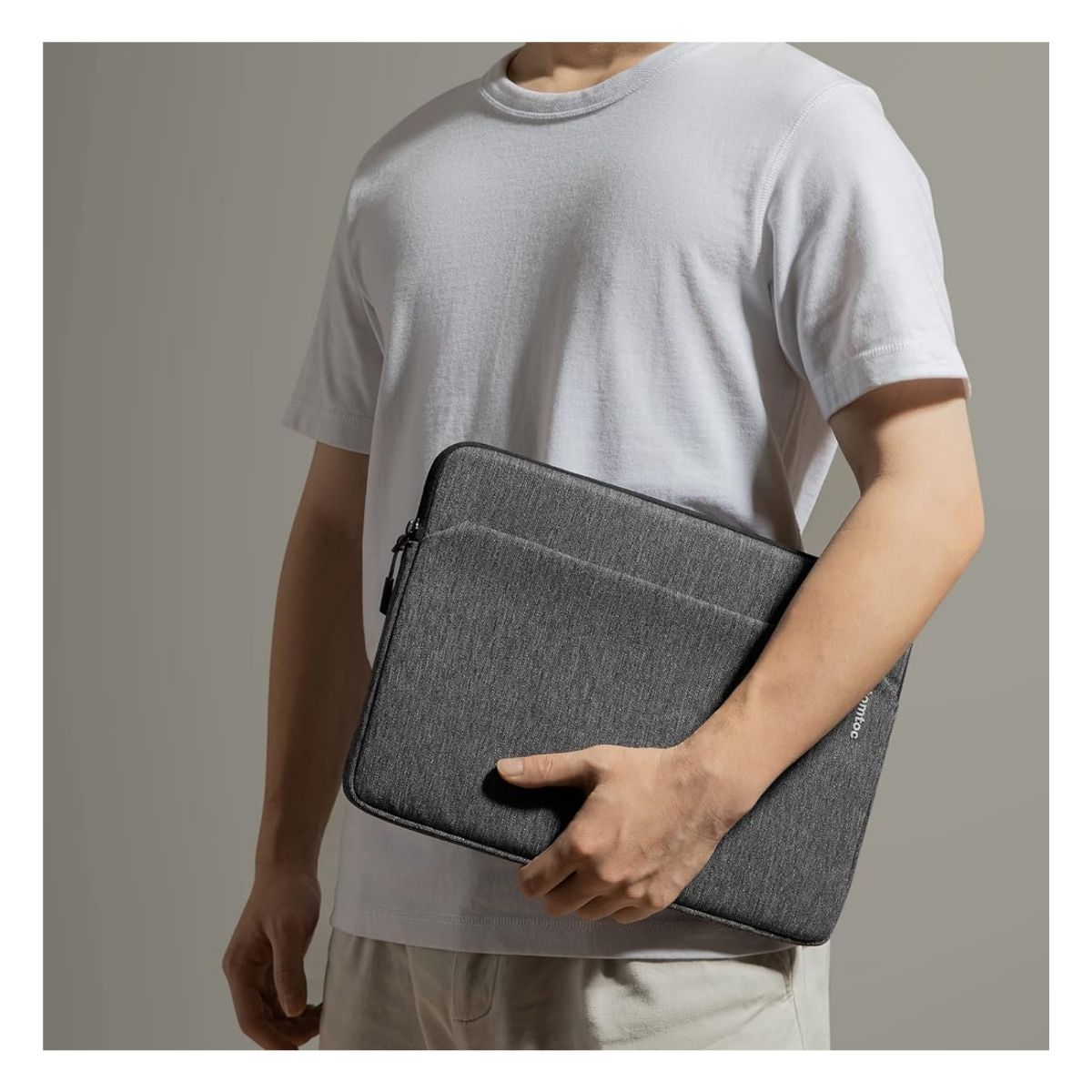 TOMTOC FUNDA LIGHT- A18 PARA IPAD PRO M4 DE 13' - GRIS - 2