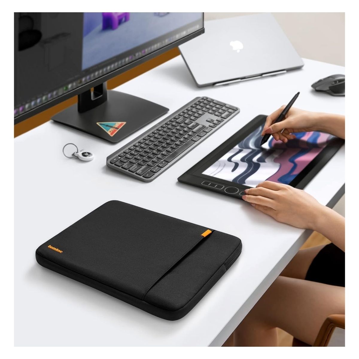 TOMTOC FUNDA DEFENDER-A13 PARA MICROSOFT SURFACE BOOK 2/3 DE 15' - NEGRO - 5
