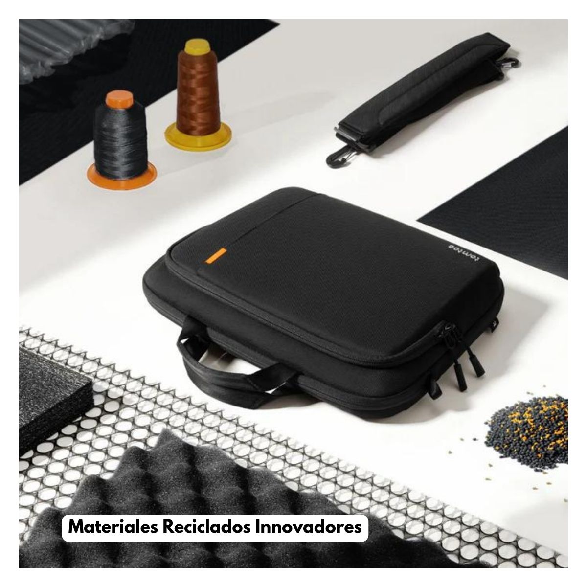 TOMTOC MALETÍN DELGADO DEFENDER-A30 PARA MACBOOK 14' - NEGRO - 7