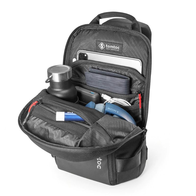 TOMTOC BOLSO SLING NAVIGATOR-T24 PARA IPAD PRO 11″ - NEGRO - 2