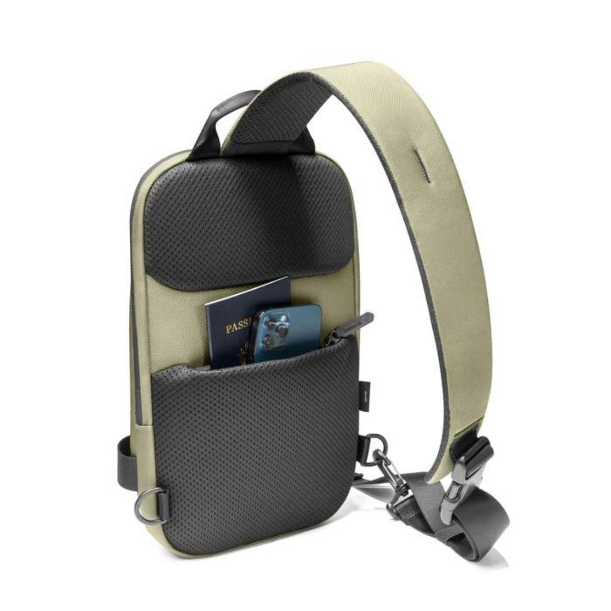 TOMTOC BOLSO SLING NAVIGATOR-T24 PARA IPAD PRO 11″ - CAQUI - 4