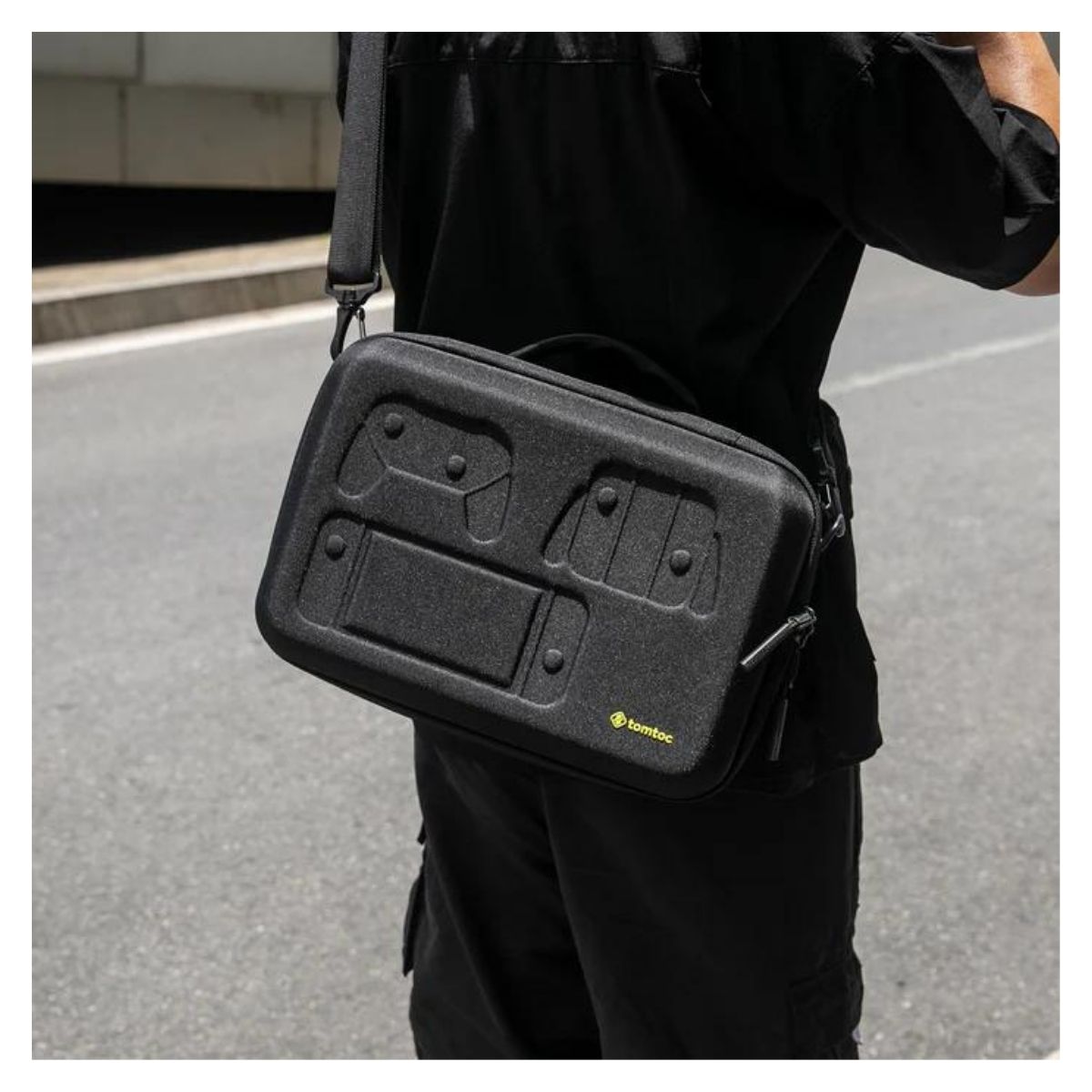 TOMTOC ESTUCHE DE ALMACENAMIENTO FANCYCASE-G06 PARA NINTENDO SWITCH - NEGRO - 2