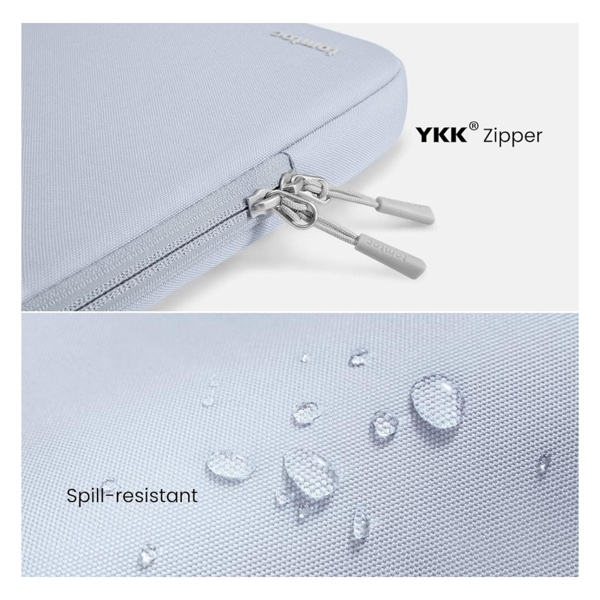 TOMTOC FUNDA DEFENDER-A13 PARA MACBOOK AIR M3/M2/M1 DE 13' - AZUL NIEBLA - 4