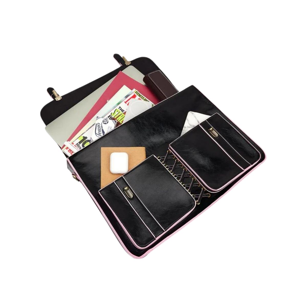ECOSUSI MALETÍN Y MOCHILA EMILY PARA NOTEBOOK 15,6” - NEGRO - 7