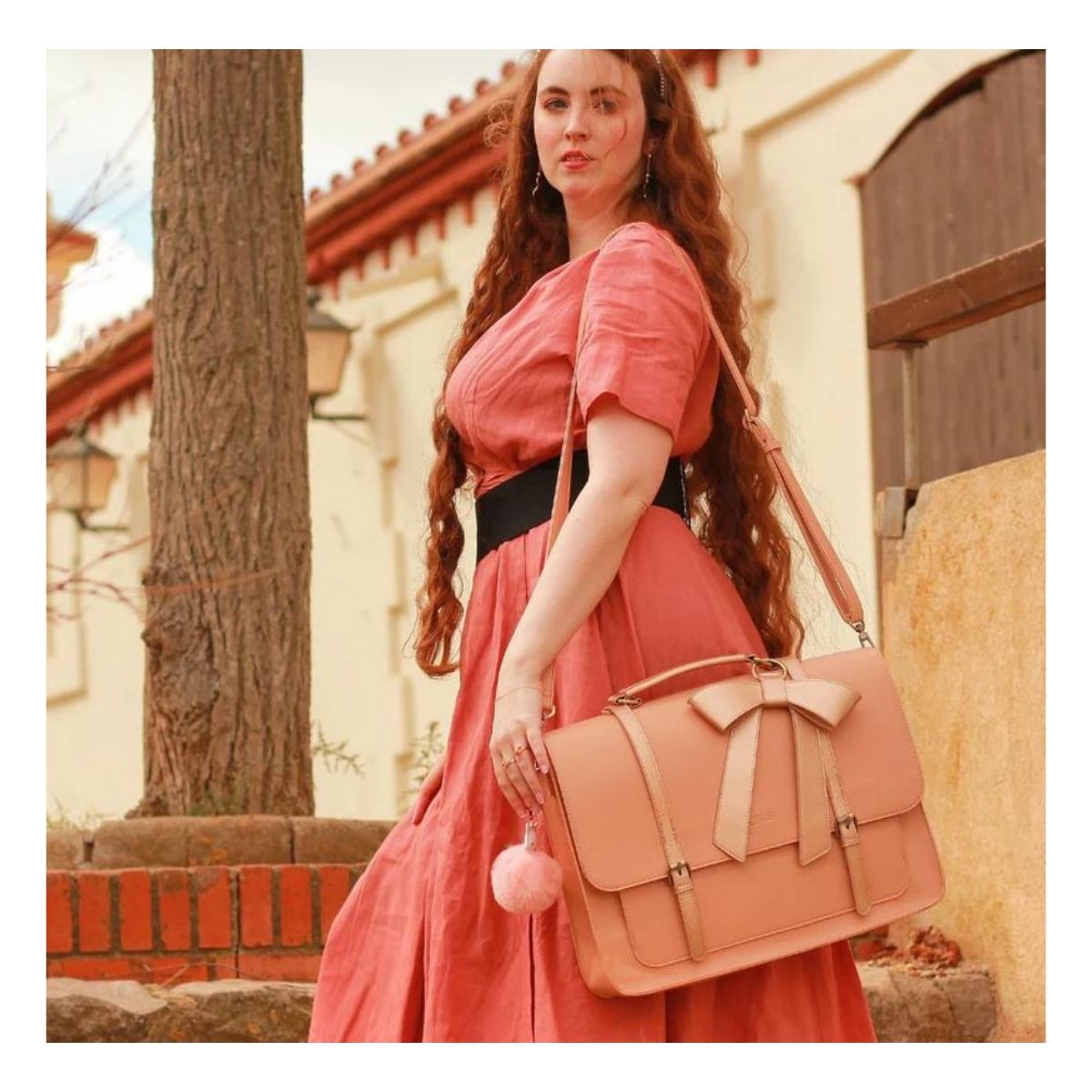 ECOSUSI MALETÍN Y MOCHILA COCOA TRUFFLE PARA NOTEBOOK 15.6' - ROSA - 6