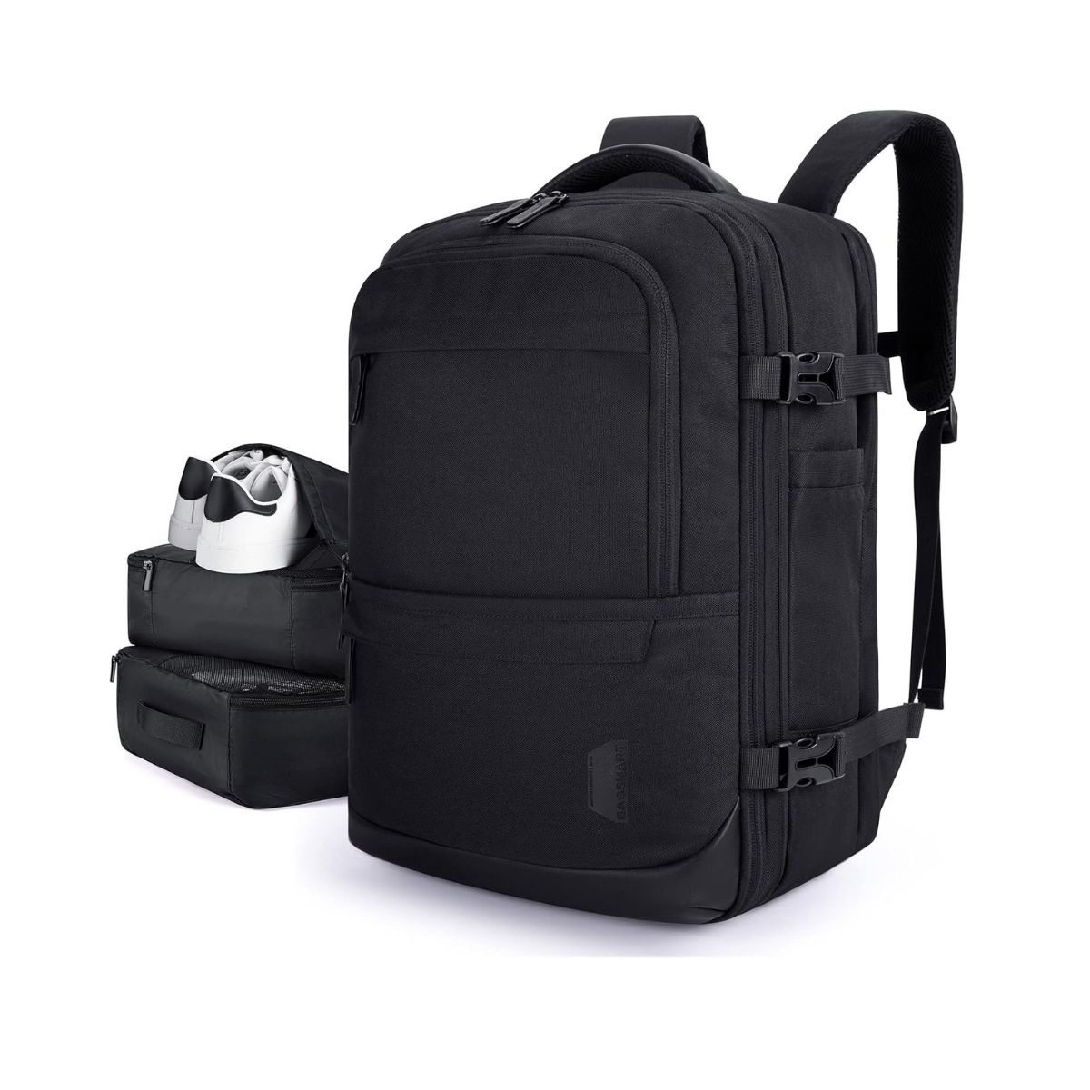 Bagsmart Mochila Falco 30 L - 40 L Expandible + 3 Organizadores Negro - 1