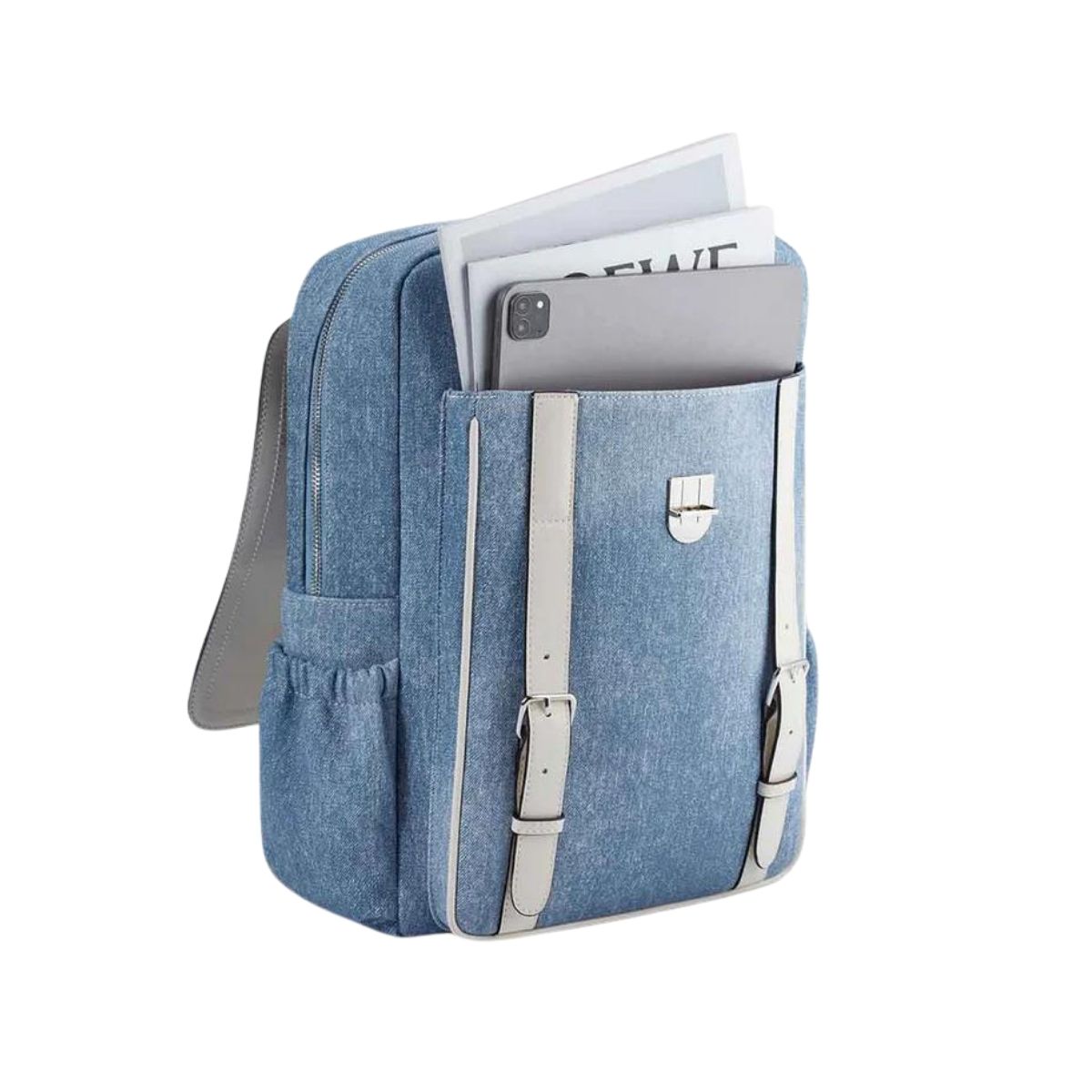 ECOSUSI MOCHILA INSPIRACIÓN DENIM PARA NOTEBOOK 15,6” - AZUL - 5
