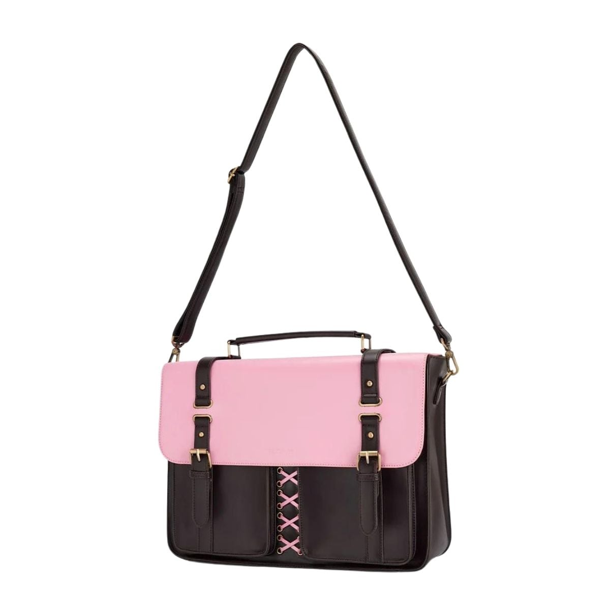 ECOSUSI MALETÍN Y MOCHILA VICTORIA PARA NOTEBOOK 15,6” - ROSA CAFÉ - 3
