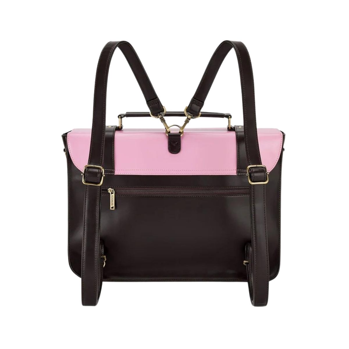 ECOSUSI MALETÍN Y MOCHILA VICTORIA PARA NOTEBOOK 15,6” - ROSA CAFÉ - 5