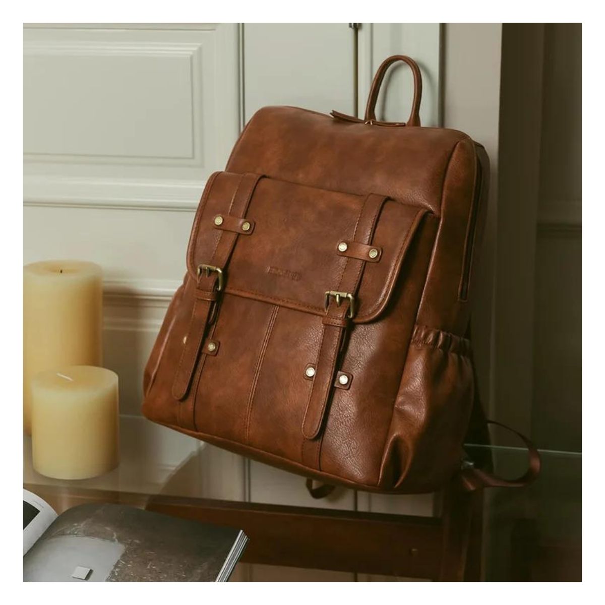 ECOSUSI MOCHILA SCARLETT PARA NOTEBOOK 15,6” - MARRÓN - 2
