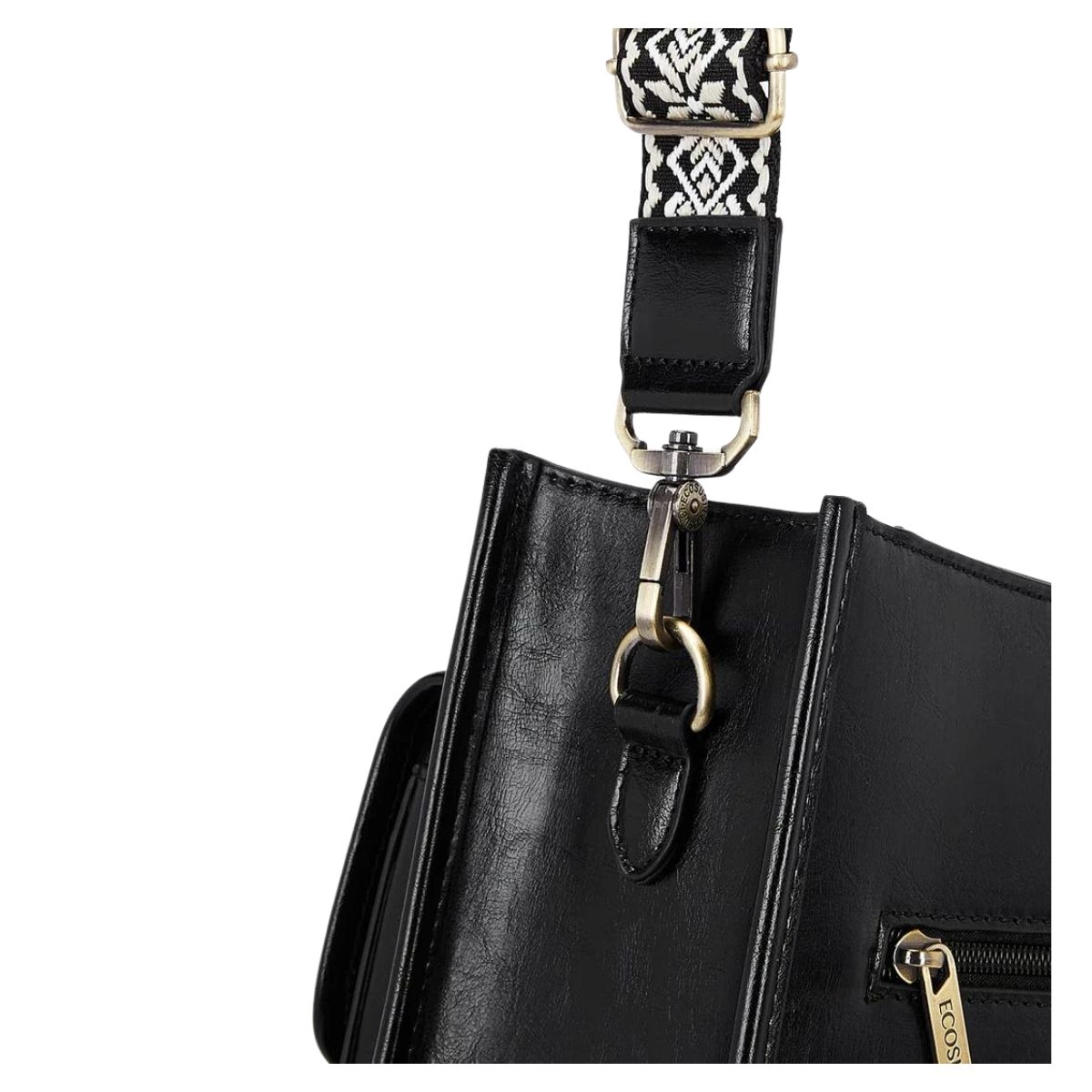 BOLSO MENSAJERO ECOSUSI SOPHIE PARA TABLET 11' NEGRO - 7