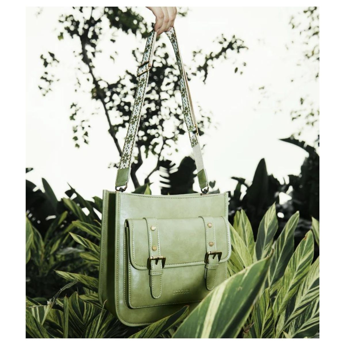 ECOSUSI BOLSO MENSAJERO SOPHIE PARA TABLET 11' - VERDE - 2