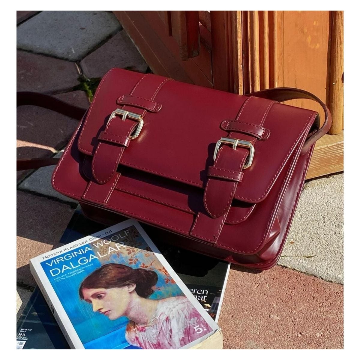 ECOSUSI BOLSO MENSAJERO JANE PARA TABLET 10.2” - ROJO - 5