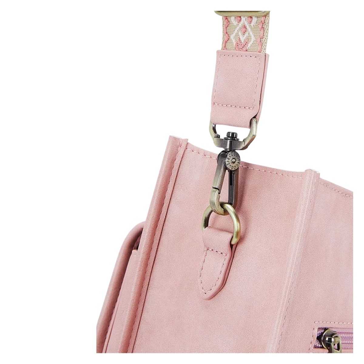BOLSO MENSAJERO ECOSUSI SOPHIE PARA TABLET 11' ROSADO - 7
