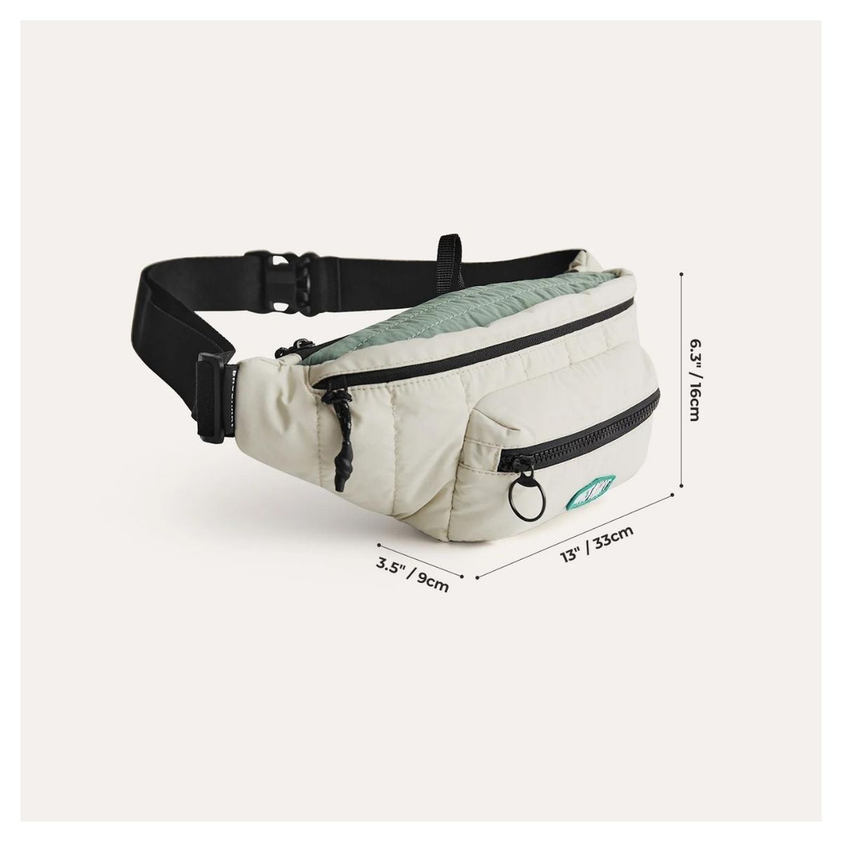 Bagsmart Banano Paz 2,5 L Acolchado Unisex Verde Celadón - 5