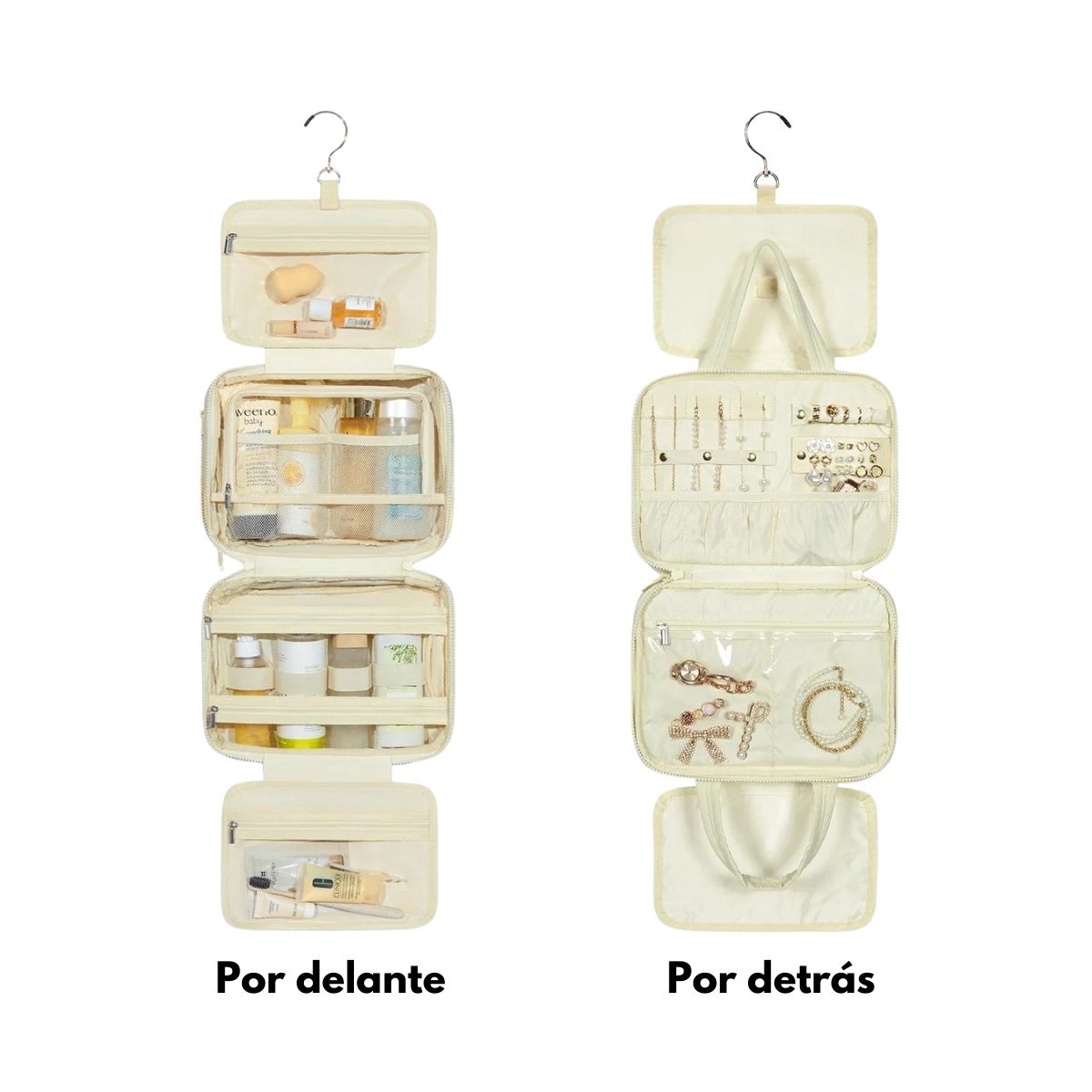 Bagsmart Neceser Multifuncional Spacesaver Colgante Mediano Beige - 5