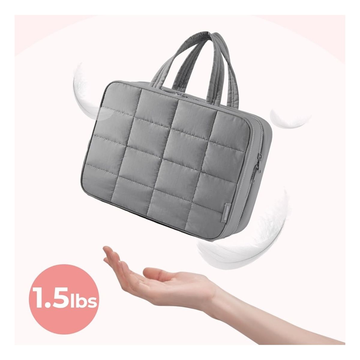 Bagsmart Neceser Multifuncional Spacesaver Colgante Mediano Gris - 2