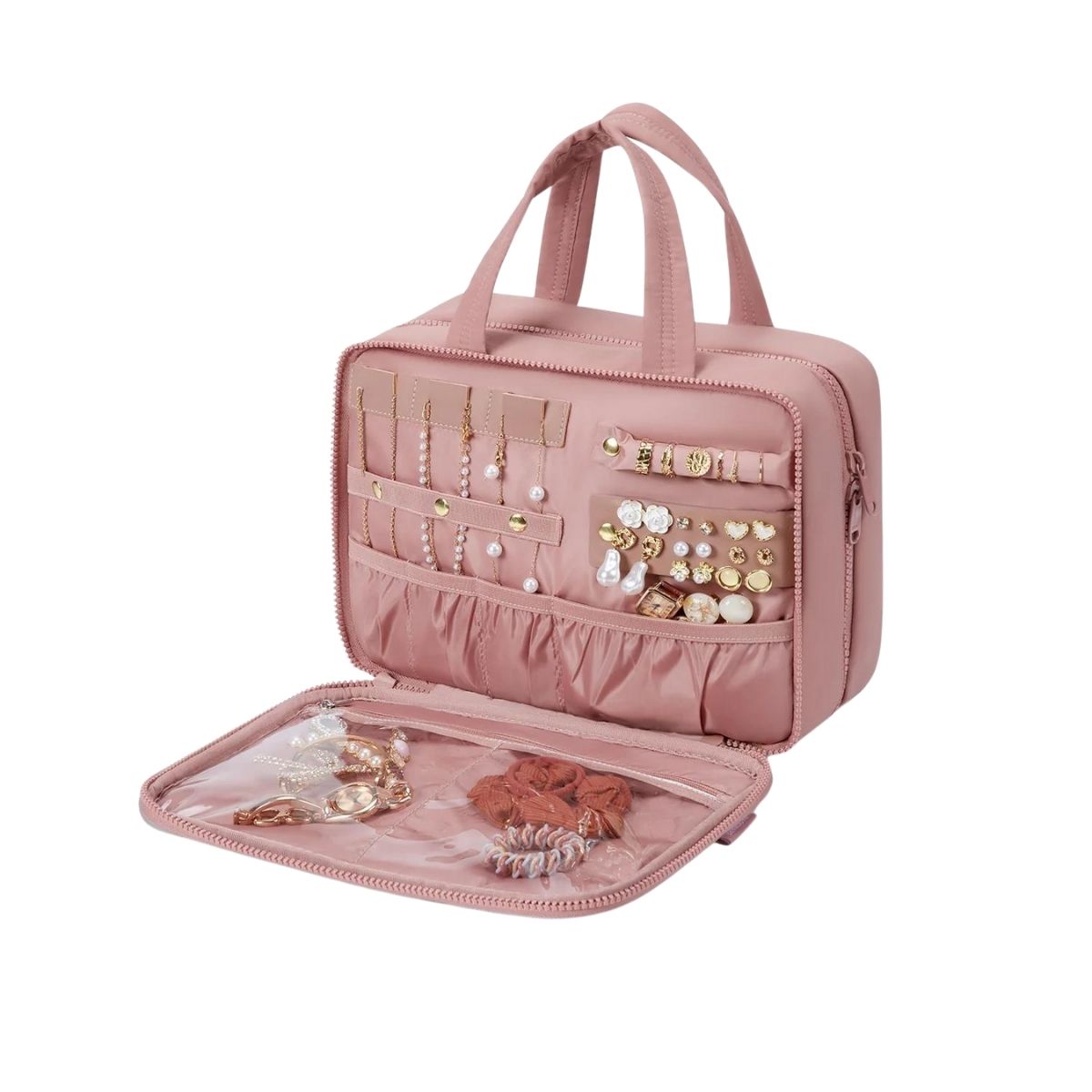 Bagsmart Neceser Multifuncional Spacesaver Colgante Mediano Rosado Oscuro - 6