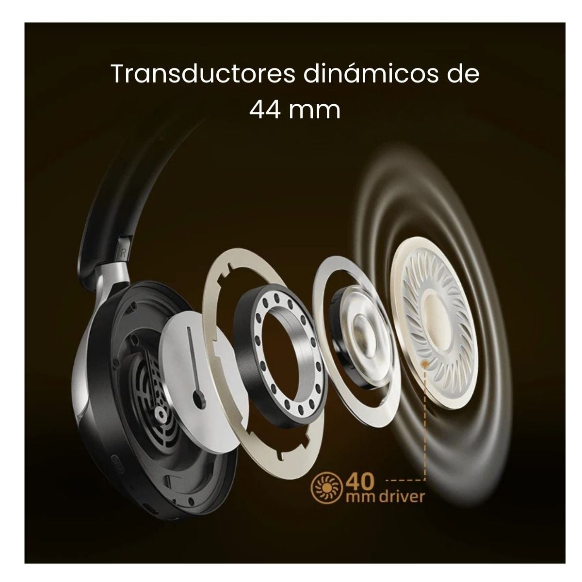 QCY H3 PRO AUDIFONOS BLUETOOTH INALÁMBRICOS ANC - NEGRO - 5