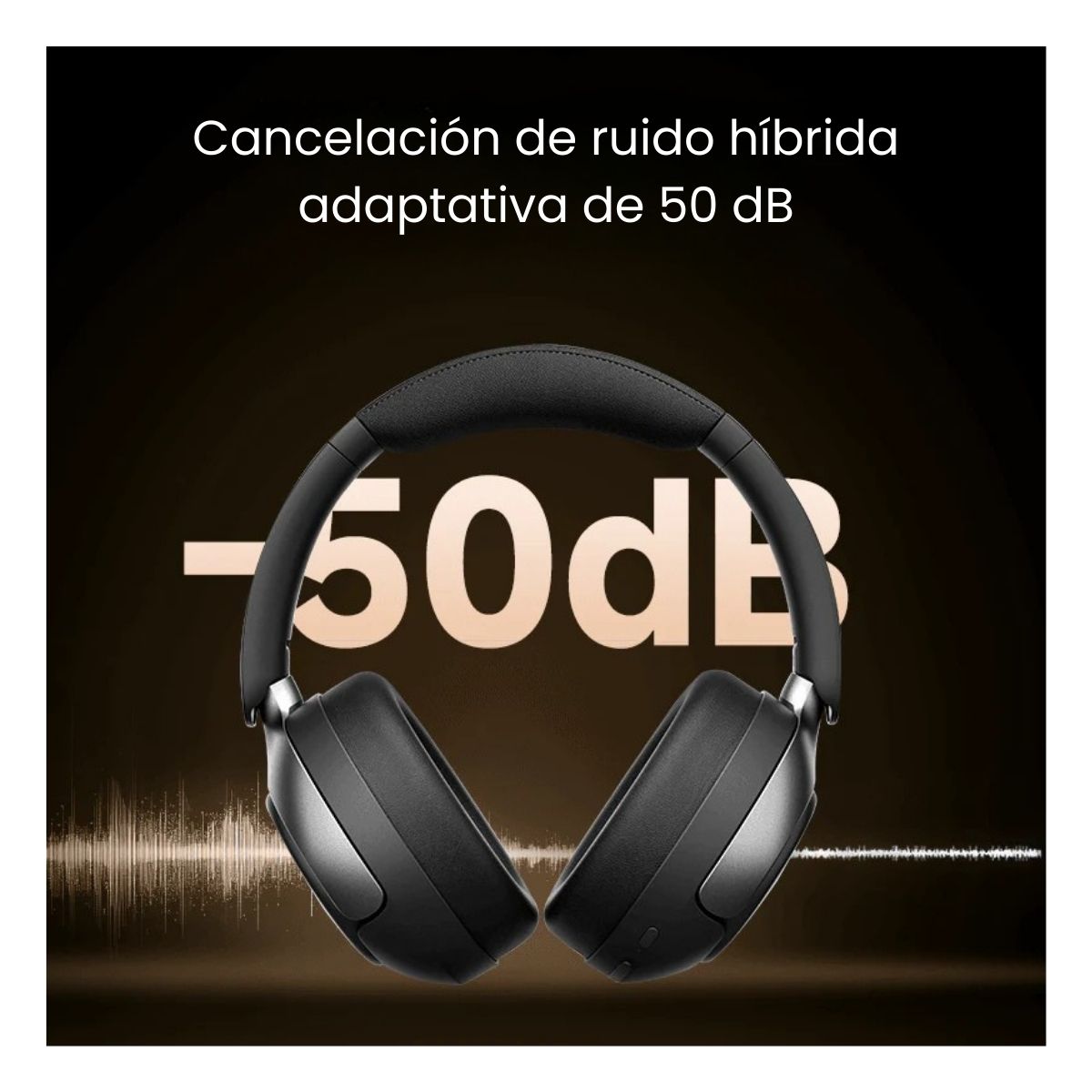 QCY H3 PRO AUDIFONOS BLUETOOTH INALÁMBRICOS ANC - NEGRO - 7