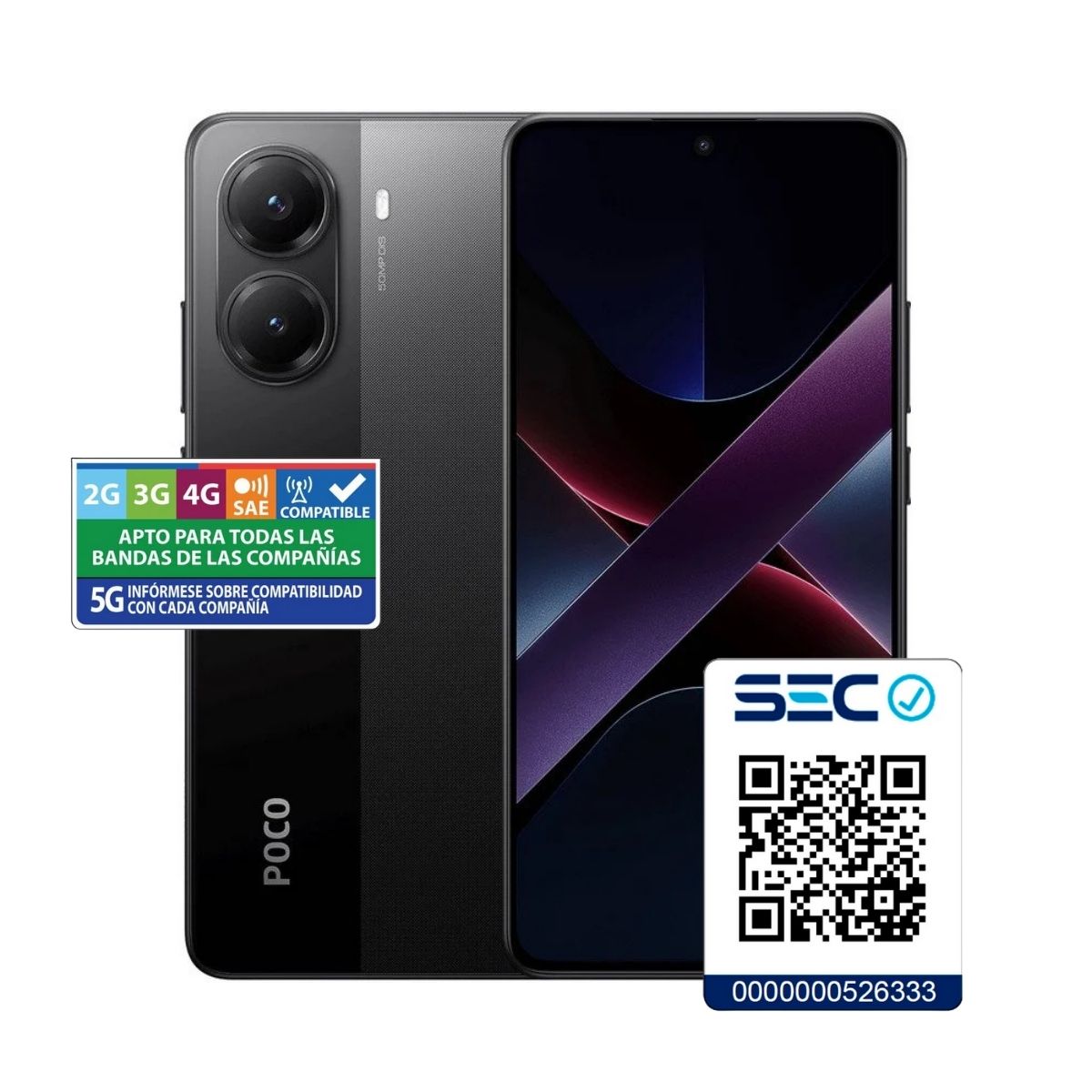 XIAOMI POCO X7 PRO 5G 12GB + 512GB NEGRO