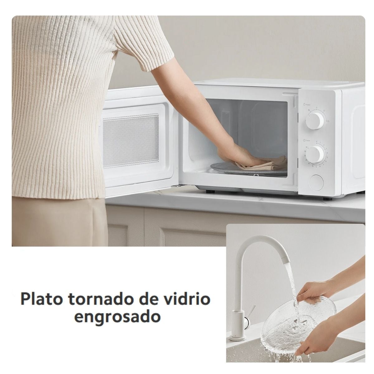 XIAOMI HORNO MICROONDAS 20L 700W BLANCO - 9
