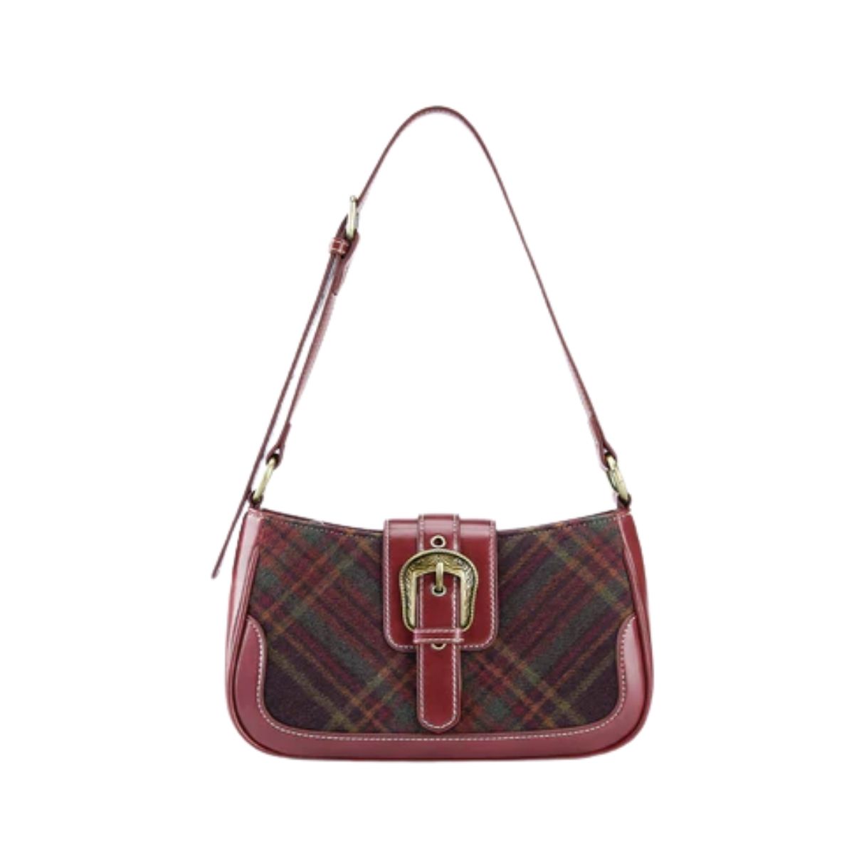 ECOSUSI CARTERA VINTAGE ALISON DE USO DIARIO - ROJO ANGOLA - 1
