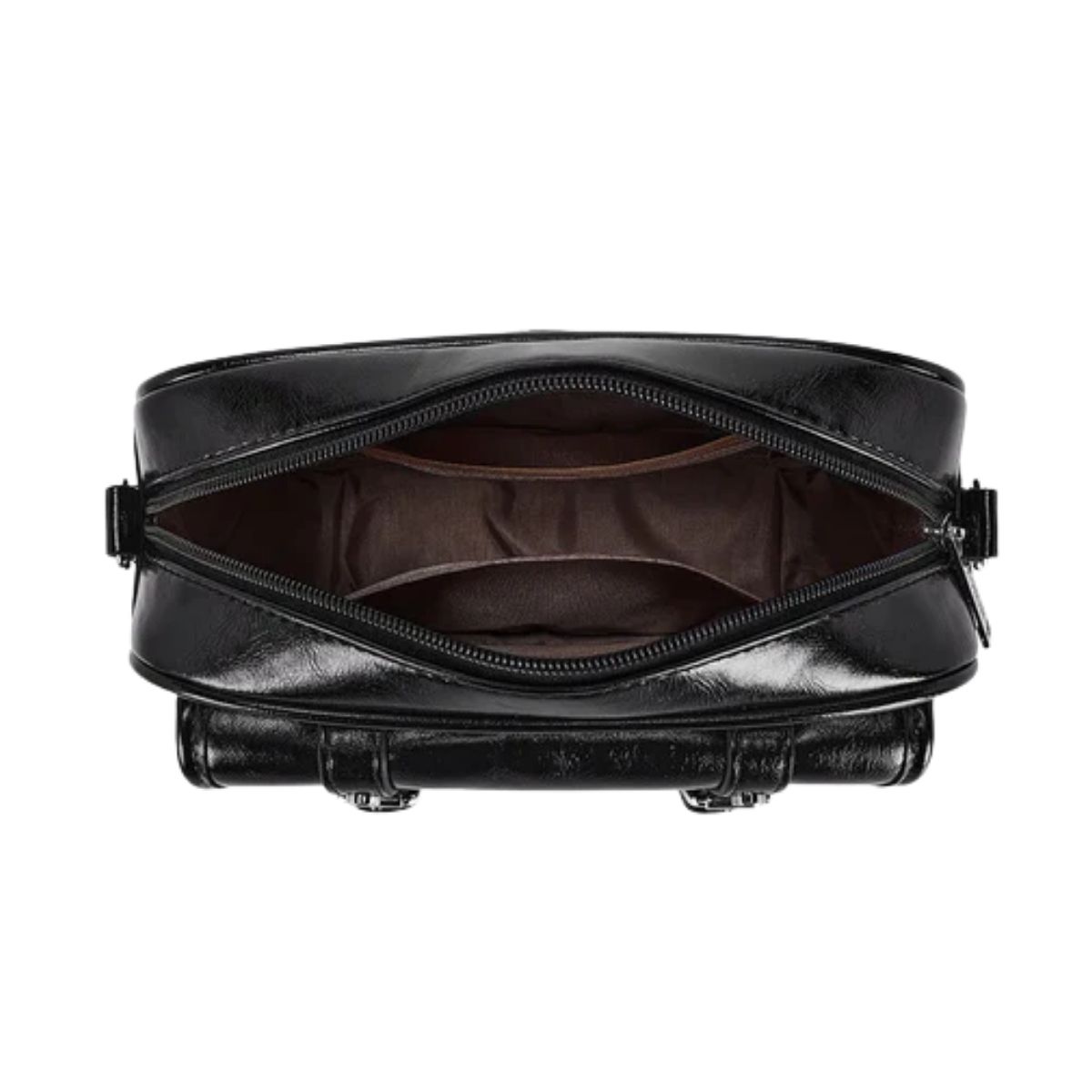 ECOUSI BOLSO MENSAJERO MIA CON CORREA ANCHA - NEGRO - 3