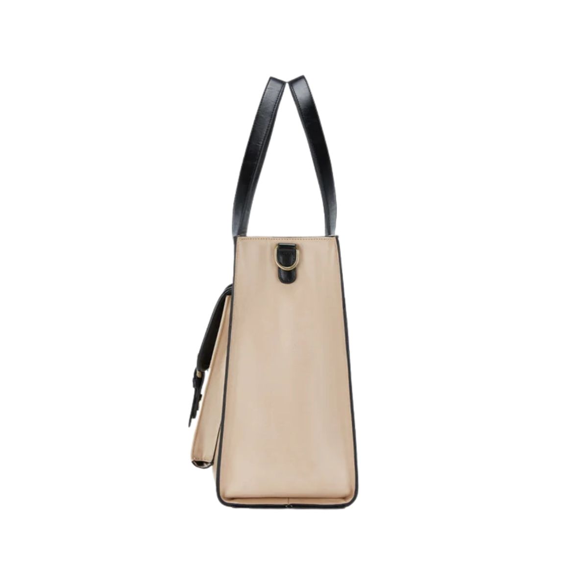 ECOSUSI BOLSO TOTE OLIVIA PARA NOTEBOOK 15.6' - BEIGE Y NEGRO - 5