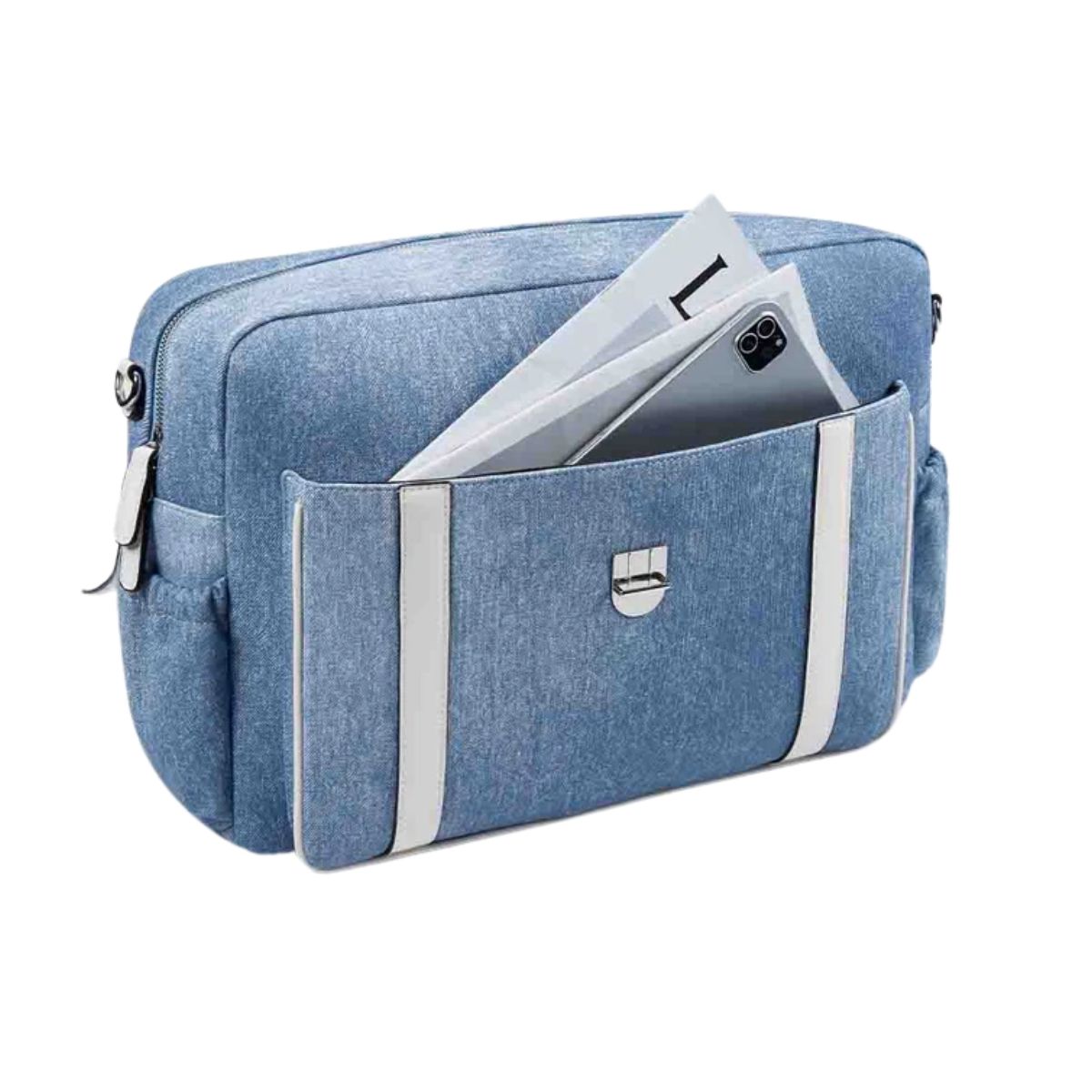 ECOSUSI MALETÍN INSPIRACIÓN DENIM PARA NOTEBOOK 15.6' - AZUL - 3