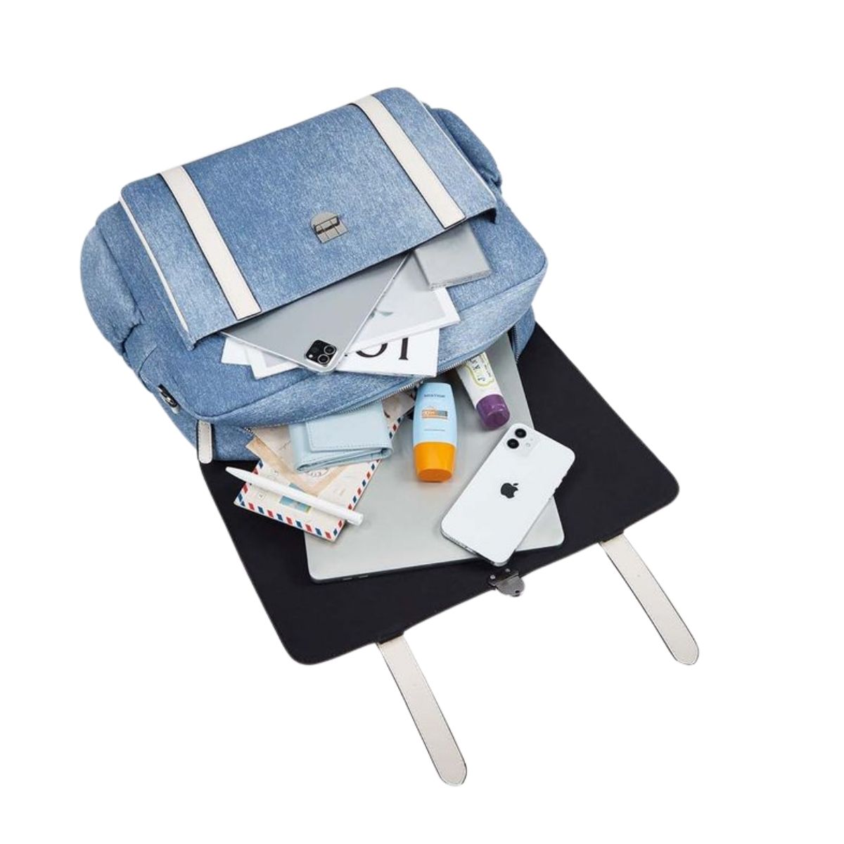 ECOSUSI MALETÍN INSPIRACIÓN DENIM PARA NOTEBOOK 15.6' - AZUL - 4