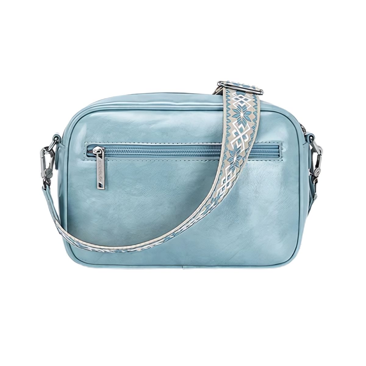 ECOUSI BOLSO MENSAJERO MIA CON CORREA ANCHA - AZUL - 5