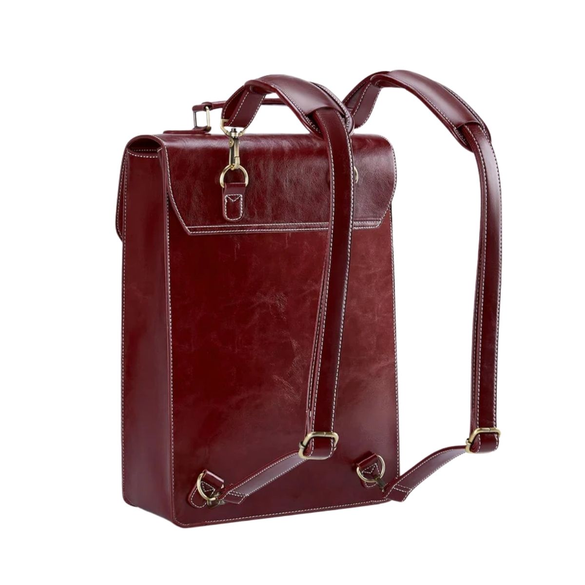 ECOSUSI MOCHILA WILDER CON REMACHES PARA NOTEBOOK 15,6' - ROJO ANGOLA - 3