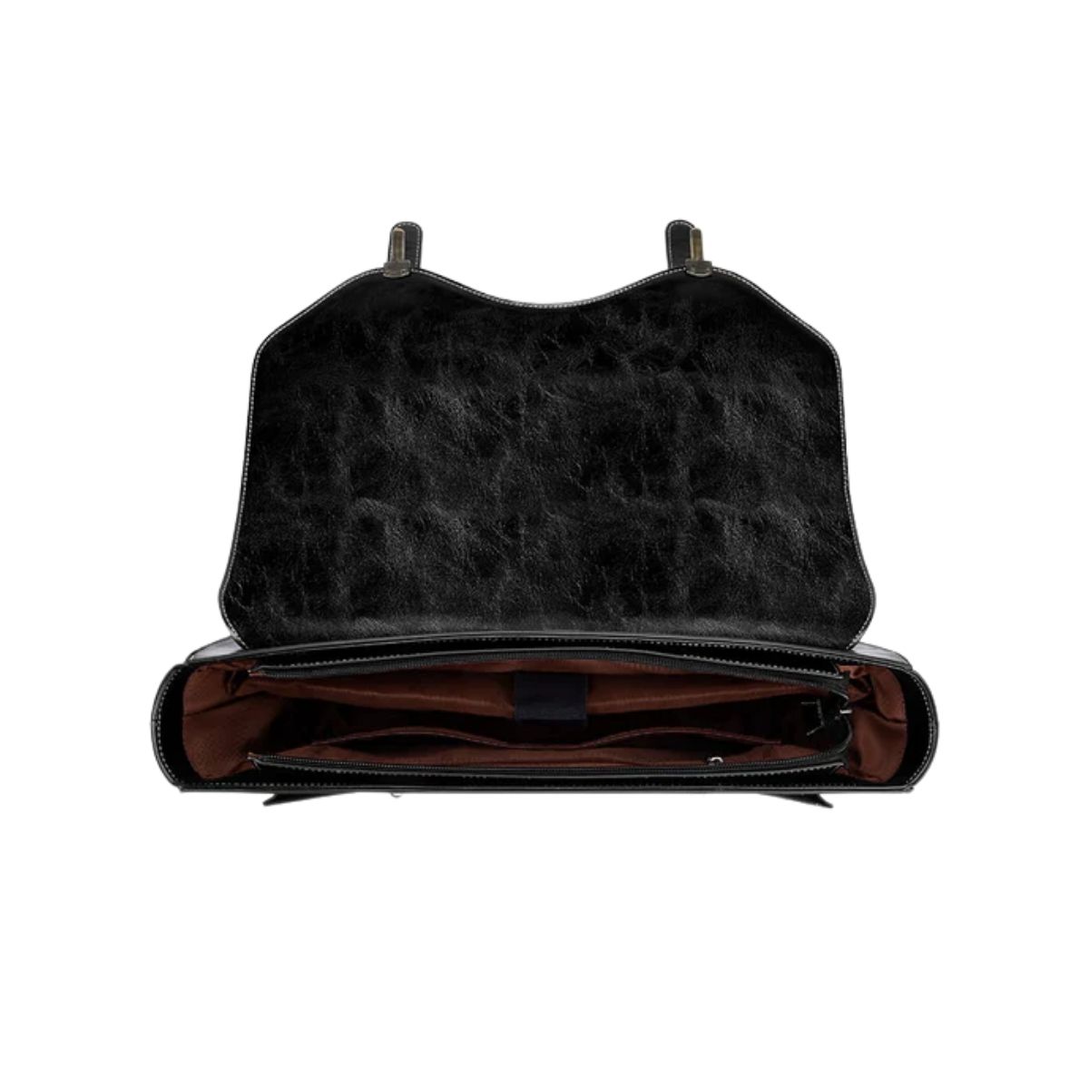 ECOSUSI MALETÍN Y MOCHILA WILDER CON REMACHES PARA NOTEBOOK 15,6' - NEGRO - 6