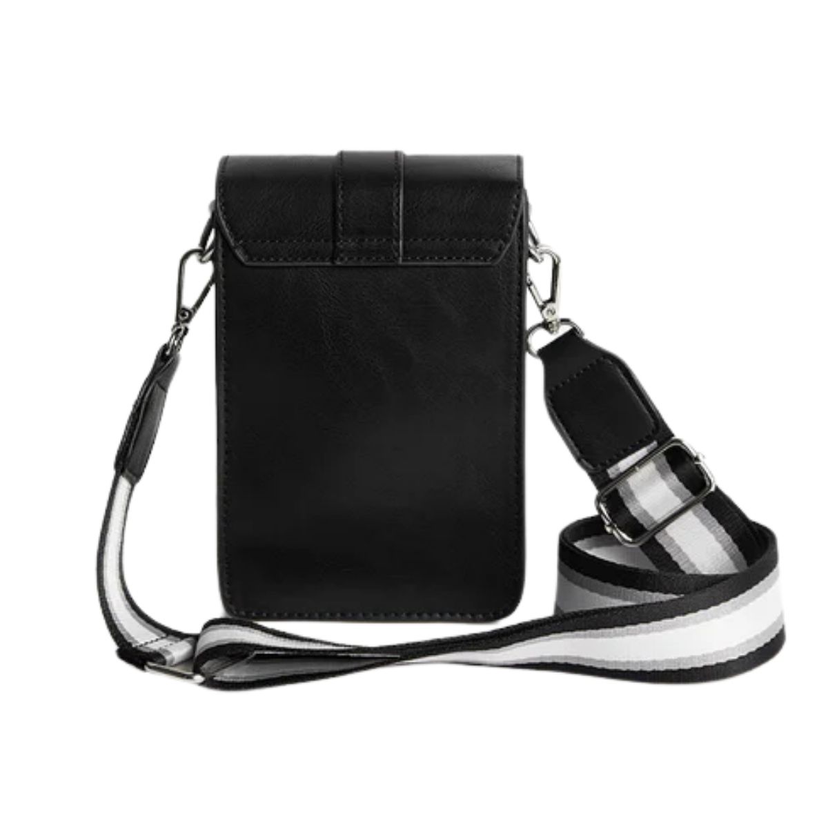 ECOSUSI BOLSO CRUZADO VINTAGE PARA TELÉFONO - NEGRO - 6