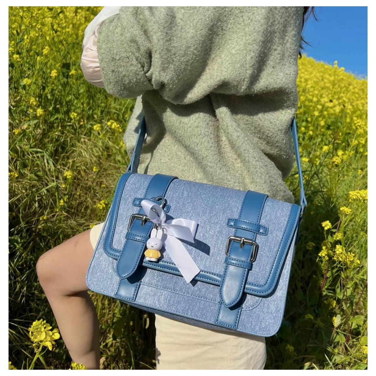 ECOSUSI BOLSO MENSAJERO JANE PARA TABLET 10.2” - DENIM - 2