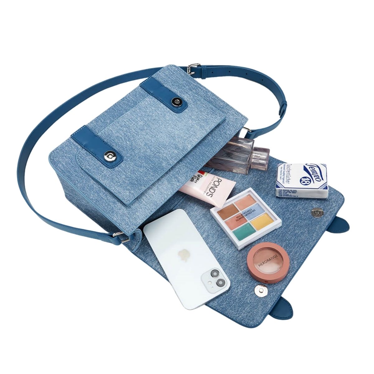 ECOSUSI BOLSO MENSAJERO JANE PARA TABLET 10.2” - DENIM - 3