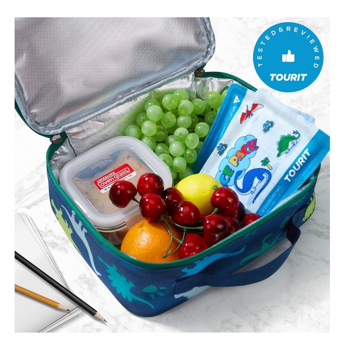 TOURIT HIELOS REUTILIZABLES PARA NIÑOS PACK X4 - 4