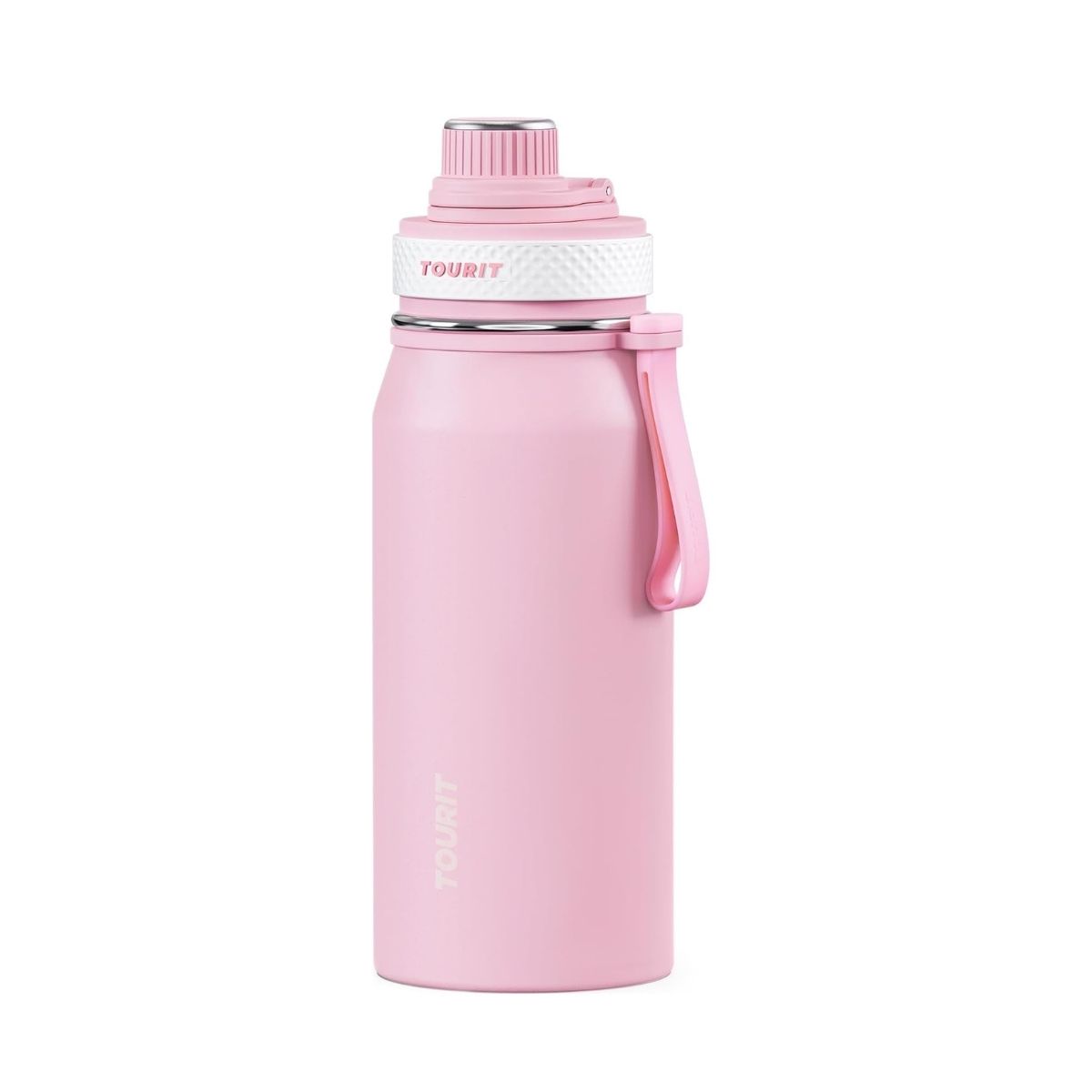 TOURIT BOTELLA DE AGUA TÉRMICA DEPORTIVA 32OZ - ROSADO - 1
